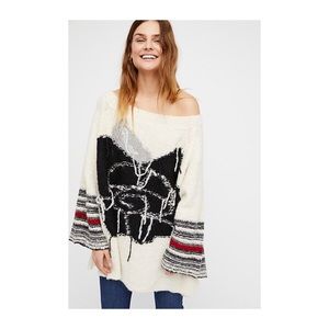 [free people] ‘last rose’ alpaca sweater